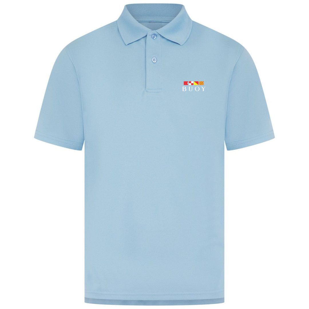 Buoy Racing Polo in Sky Blue