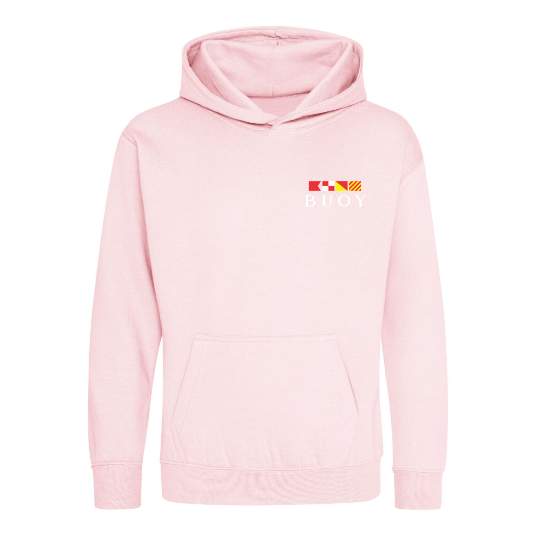 Buoy Palm Hoodie in Baby Pink