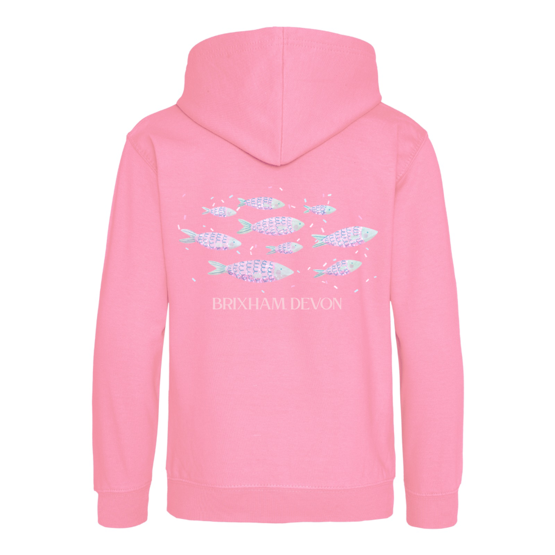 Glitter Fish Hood in Candyfloss