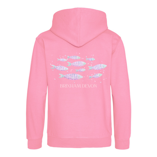 Glitter Fish Hood in Candyfloss