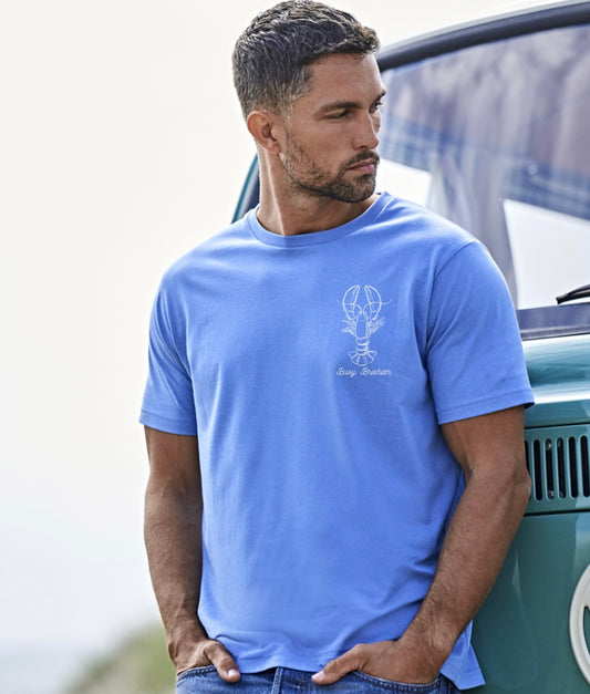 Buoy Lobster Tee in Ocean Blue