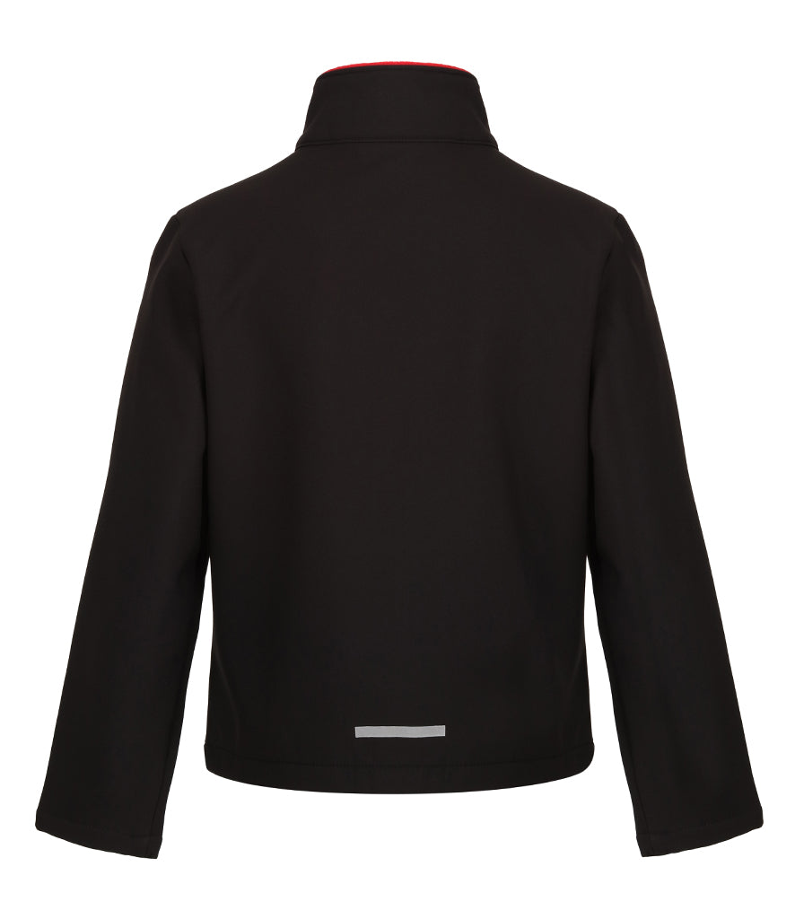 Buoy Soft Shell Jacket in Black/Red