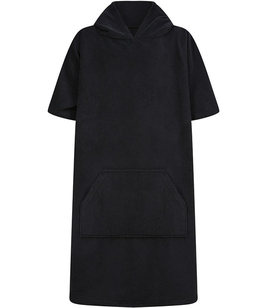 Buoy Kid’s Poncho in Black