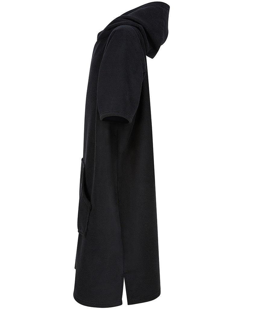 Buoy Kid’s Poncho in Black