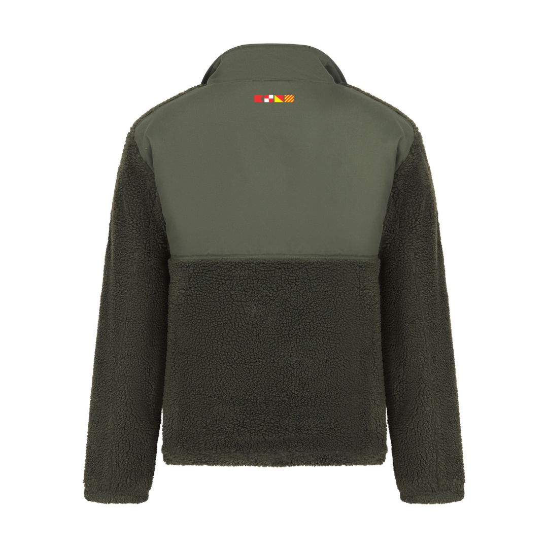 Buoy Brixham Fleece in Olive