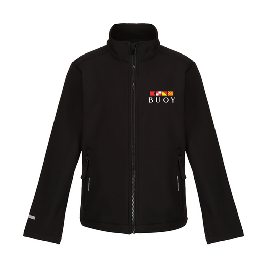 Buoy Soft Shell Jacket in Black