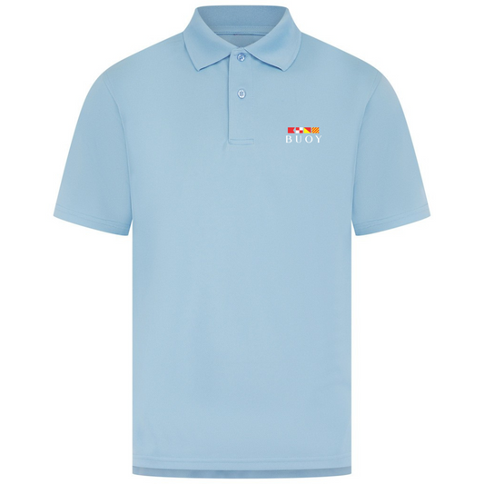 Buoy Racing Polo in Sky Blue