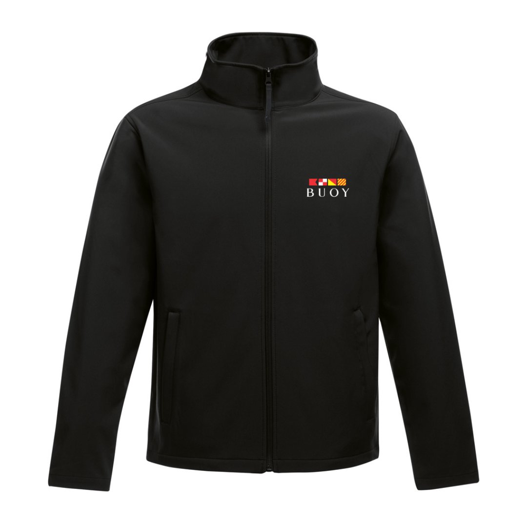 Buoy Soft Shell Jacket in Black