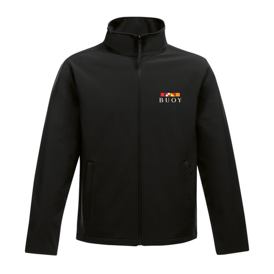 Buoy Soft Shell Jacket in Black