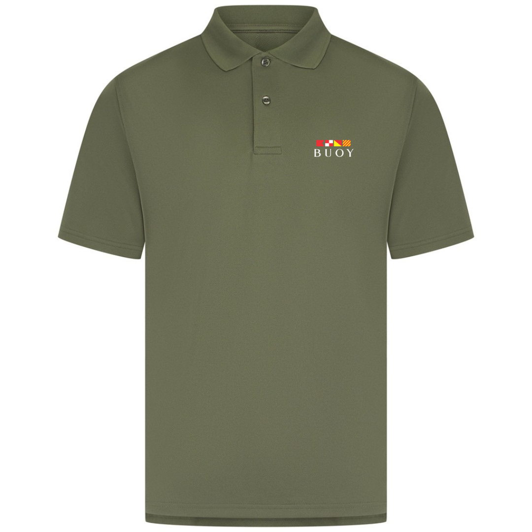 Buoy Racing Polo in Olive