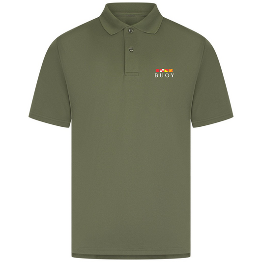 Buoy Racing Polo in Olive