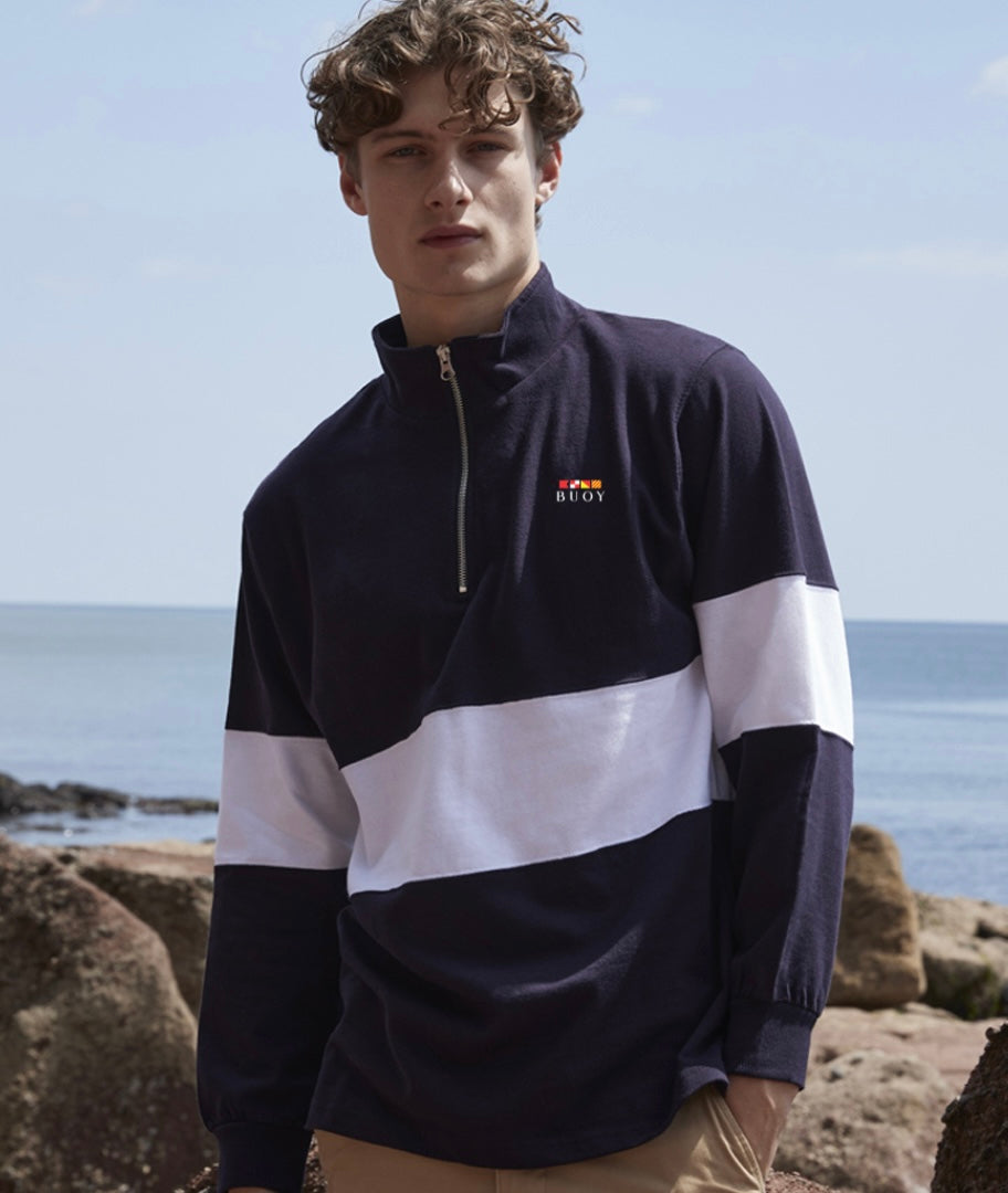 Buoy Brixham Quarter Zip Sweatshirt