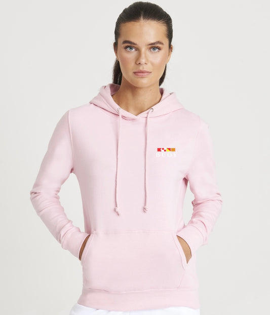 Buoy Ladies Hoodie in Baby Pink